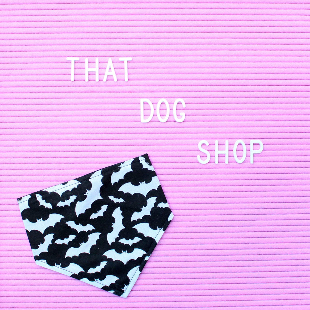 Dog Bandana - Halloween Bat Print-That Dog Shop