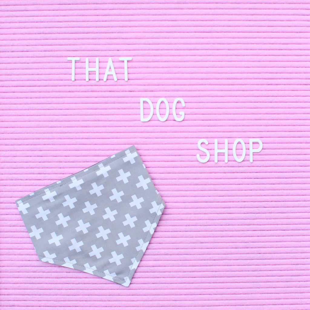 Dog Bandana - Cross Print-That Dog Shop