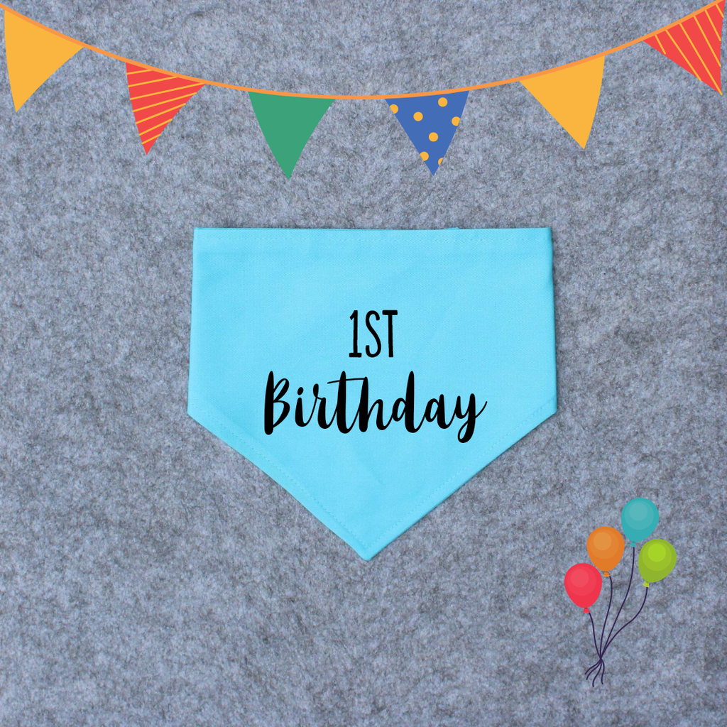 Birthday Dog Bandana - Custom Birthday Bandana