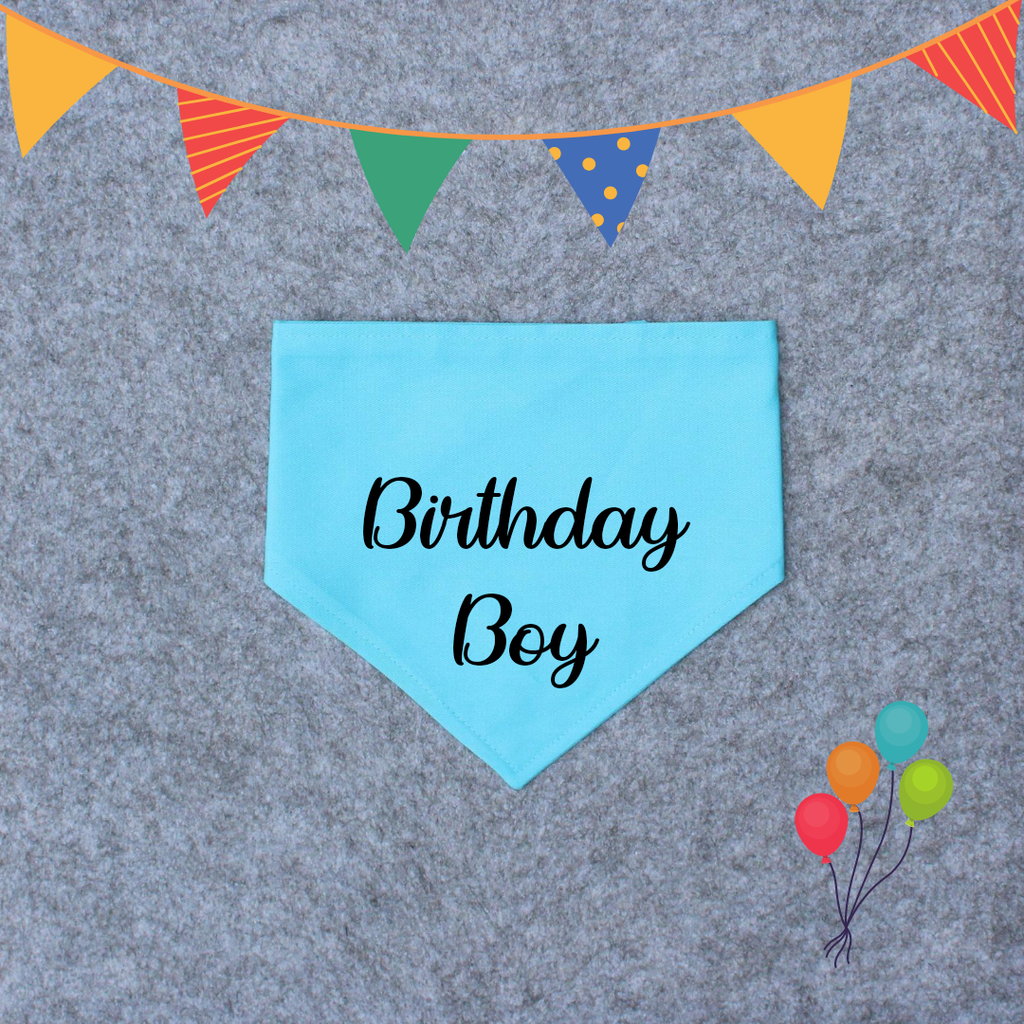 Birthday Dog Bandana - Birthday Girl/Birthday Boy