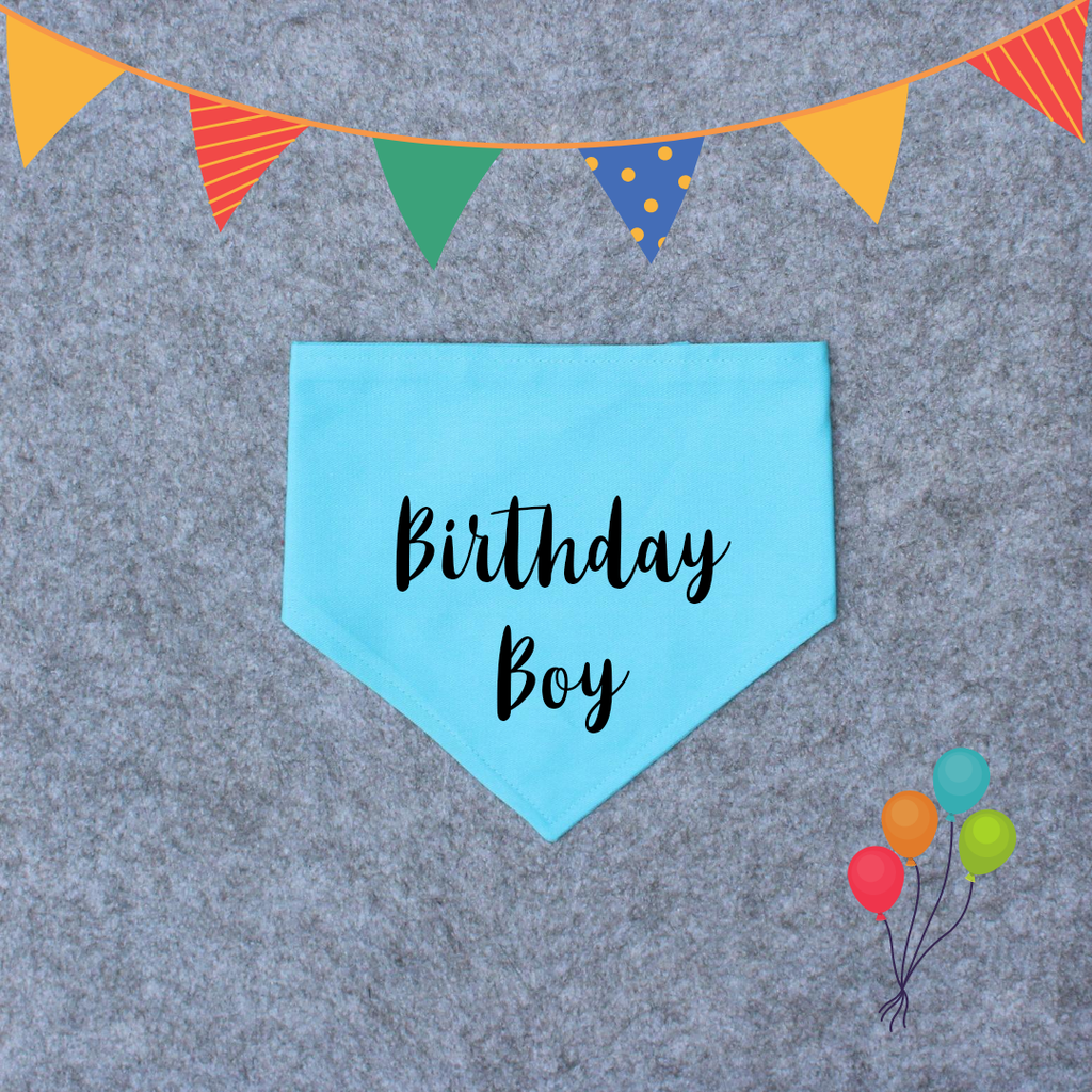 Birthday Dog Bandana - Birthday Girl/Birthday Boy