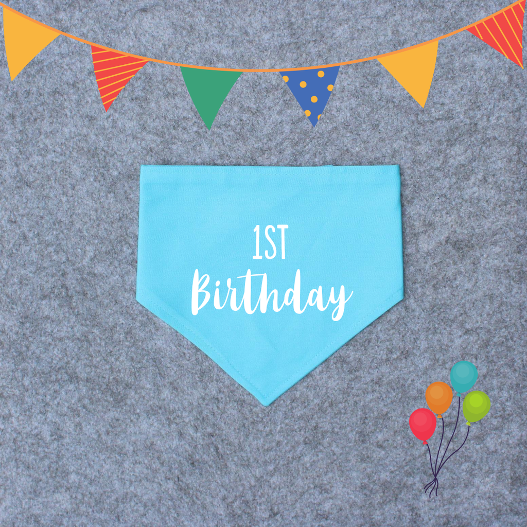 Birthday Dog Bandana - Custom Birthday Bandana