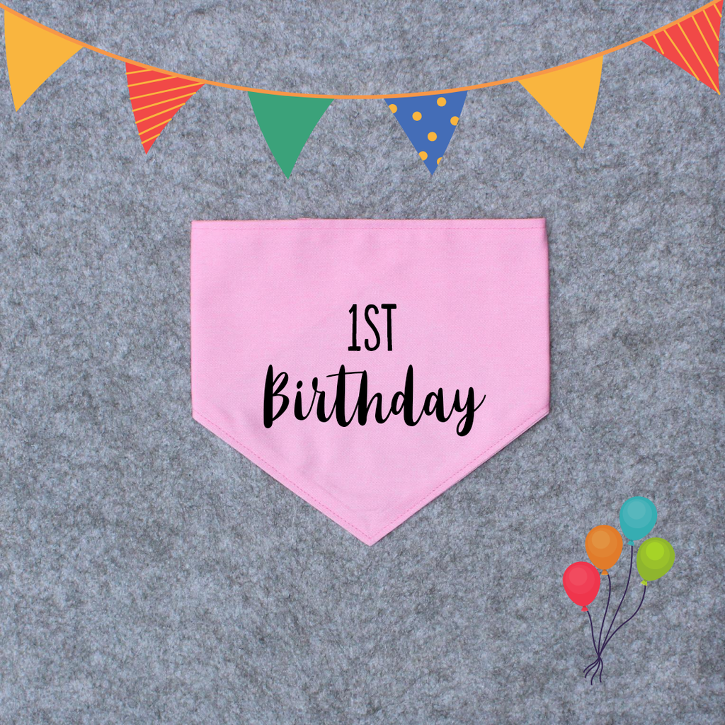 Birthday Dog Bandana - Custom Birthday Bandana