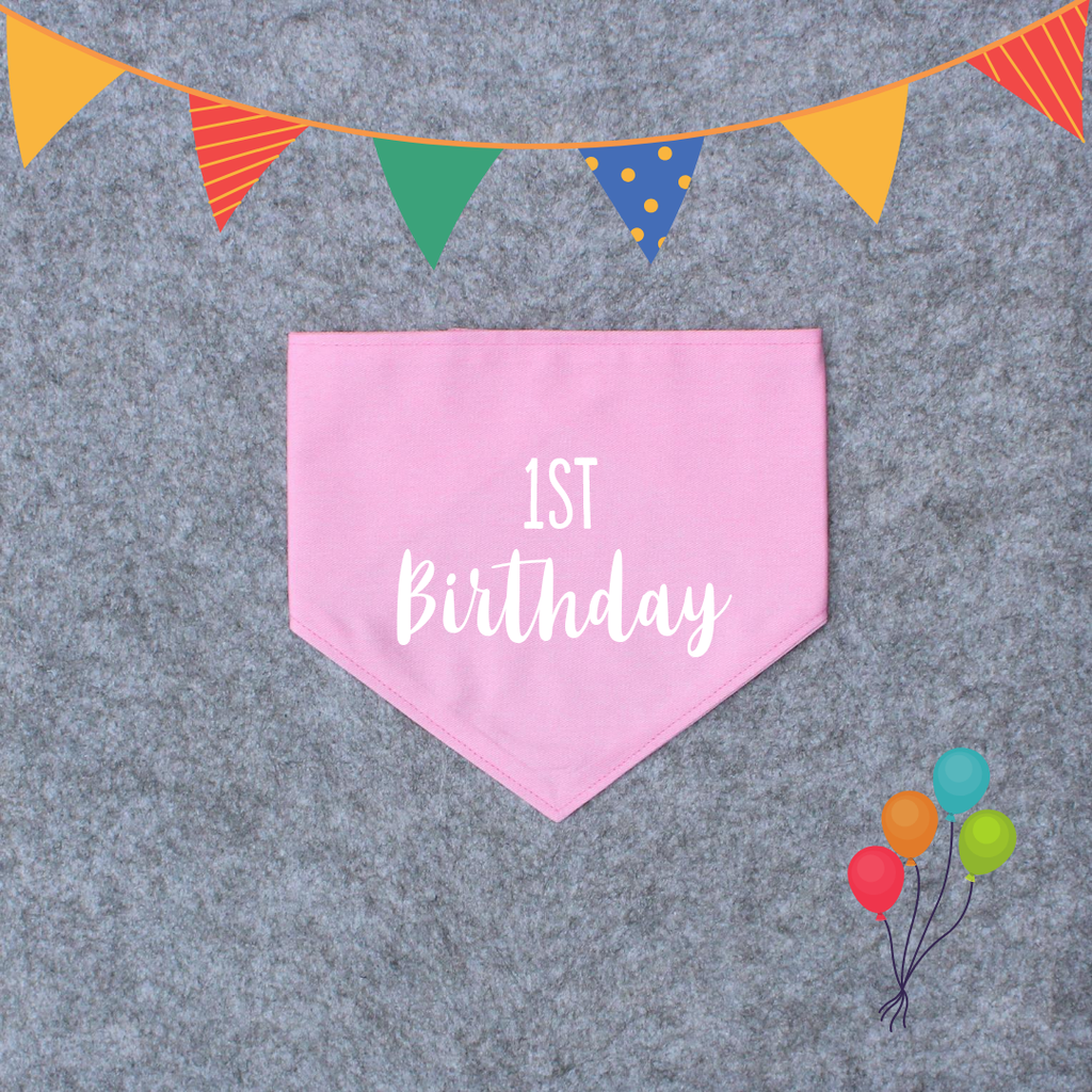 Birthday Dog Bandana - Custom Birthday Bandana