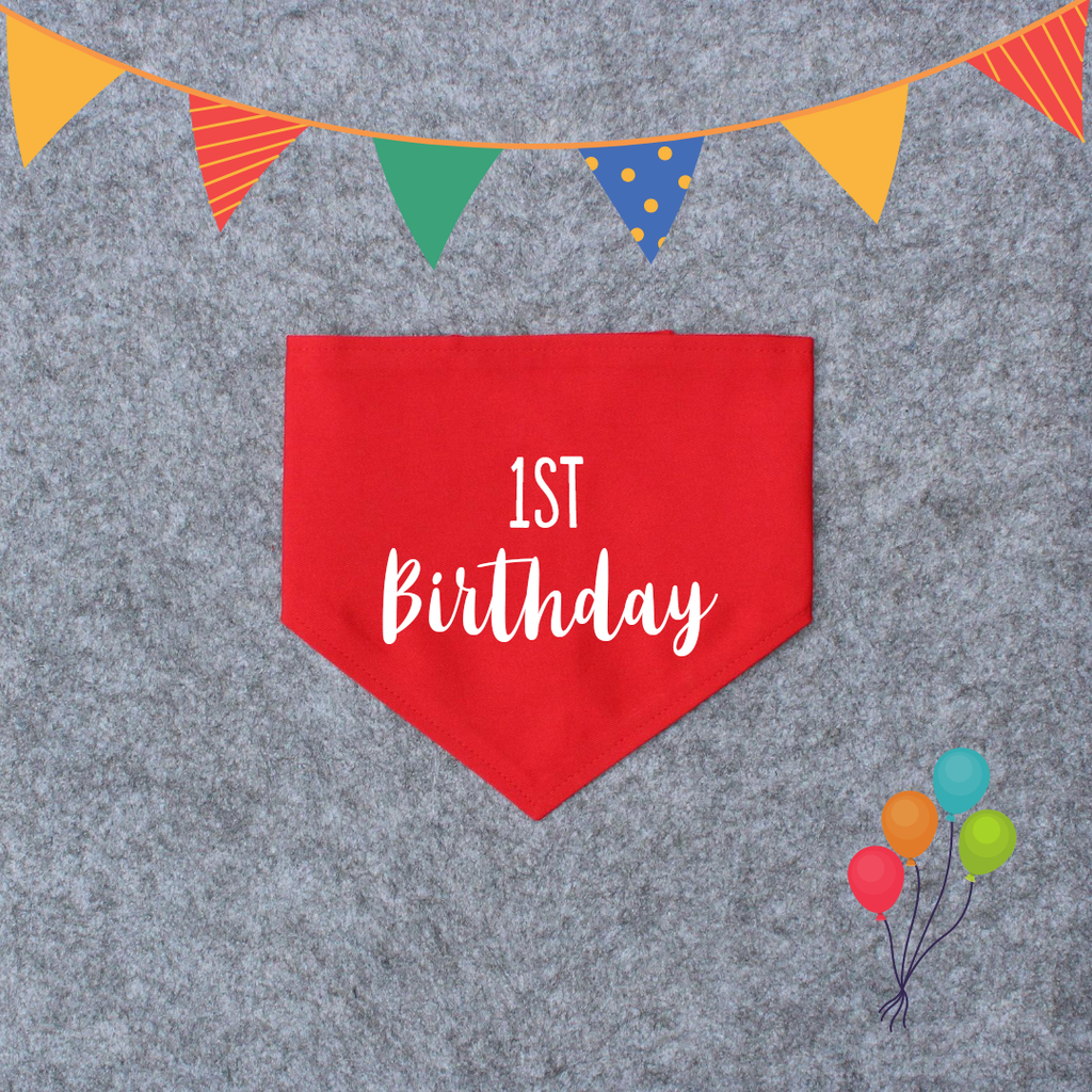 Birthday Dog Bandana - Custom Birthday Bandana